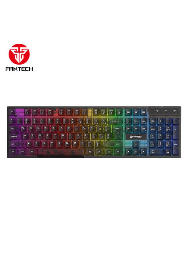 فانتيك لوحة مفاتيح ألعاب Shikari K515 شفافة بإضاءة RGB - Image 1